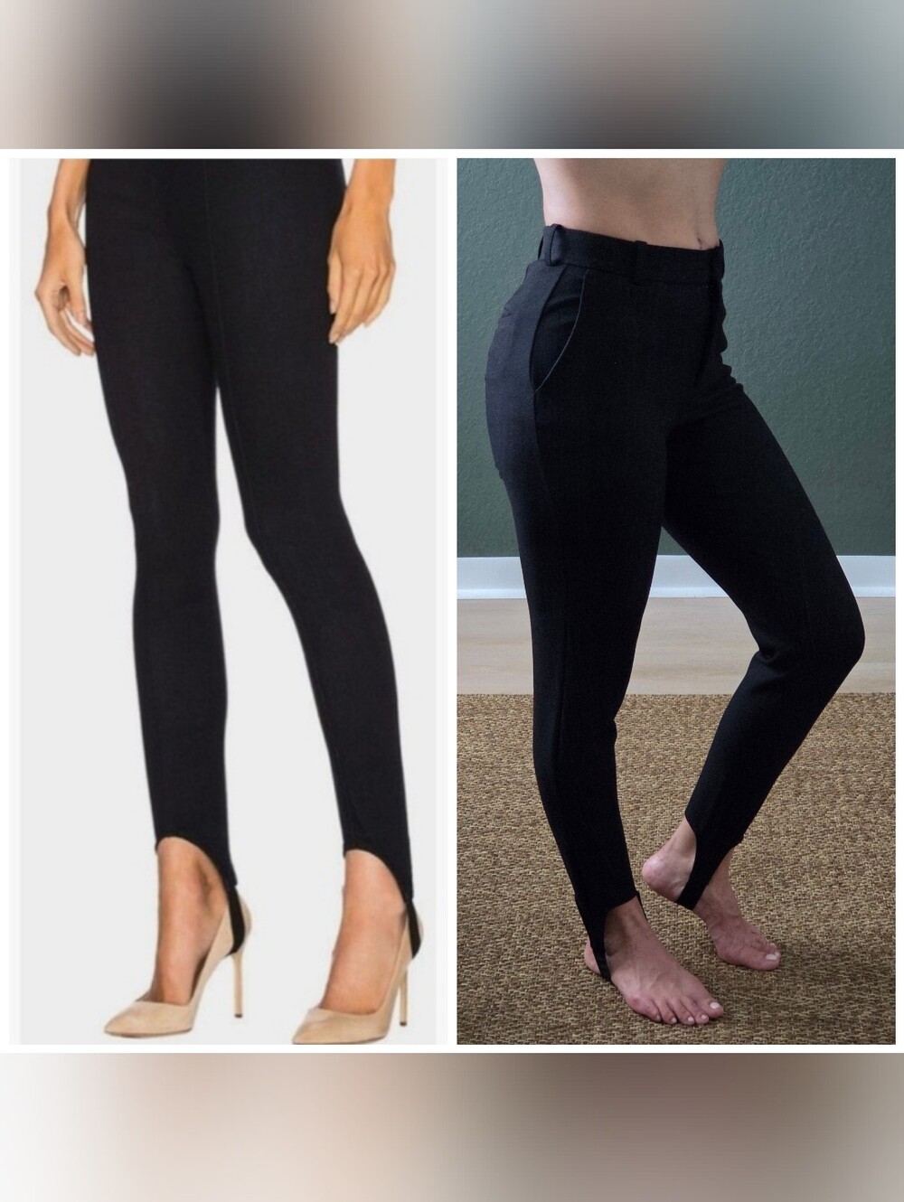 Maje Pado Garbadine Stirrup Trousers,  Black, Size 36, MAJE Black Trousers